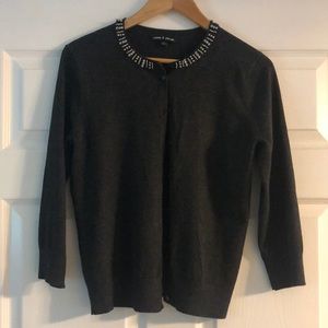 Cable & Gague 3/4 length cardigan
